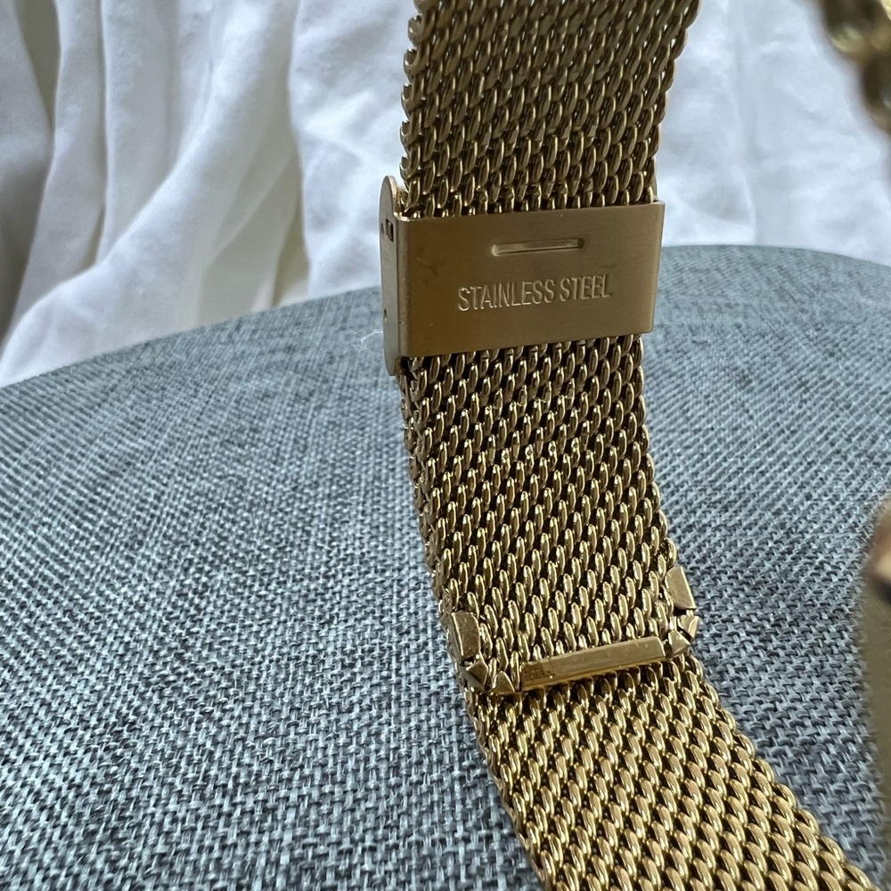 Stainless Steel Fashionable Simple Watch With Mesh Strap, Classic Waterproof. - Picture 9 of 10